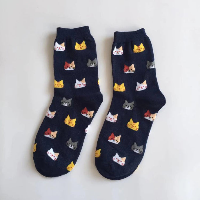 Petlington-Owl Cat Socks