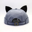 Load image into Gallery viewer, Brimless Docker Cat Ears Hat
