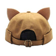 Load image into Gallery viewer, Brimless Docker Cat Ears Hat
