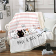 Load image into Gallery viewer, Cartoon Cat Throw Blanket
