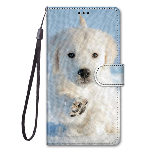 Cute Dog Wallet Mobile Case