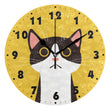 Load image into Gallery viewer, Cat Face Wall Clock
