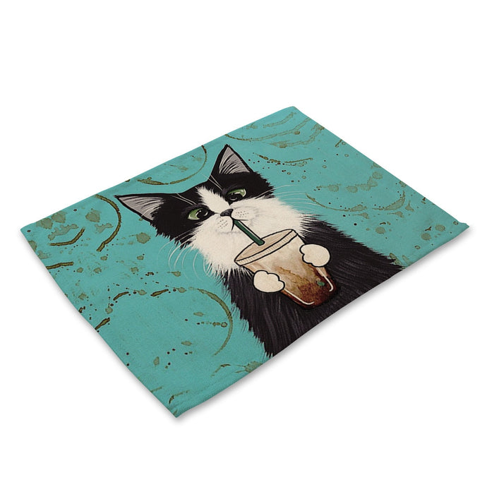 Cat Placemat for Dining Table