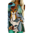 Load image into Gallery viewer, Cat Casual Long Sleeve
