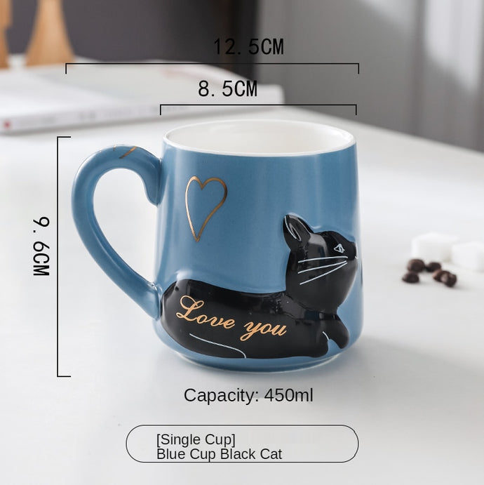 Couple Cat Ceramic Mug