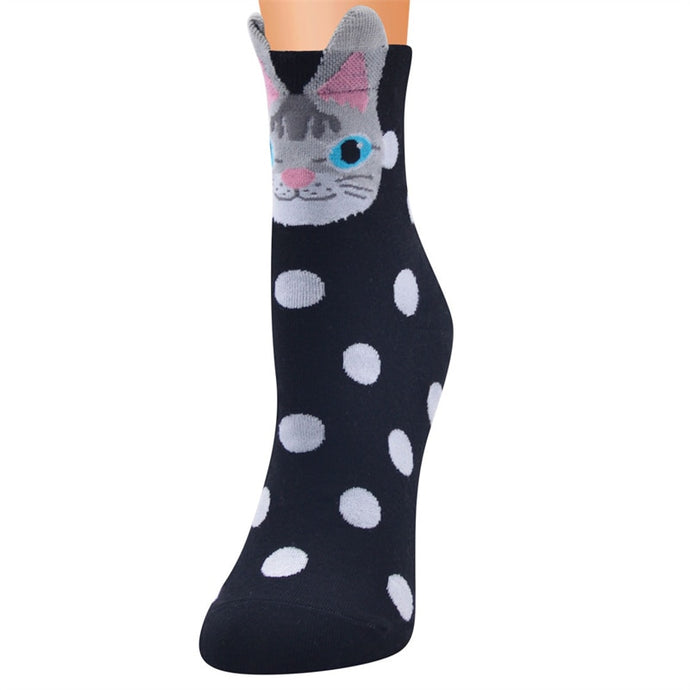 Cat Colorful Socks