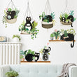 Load image into Gallery viewer, Cat Hanging Basket Wall Stickers
