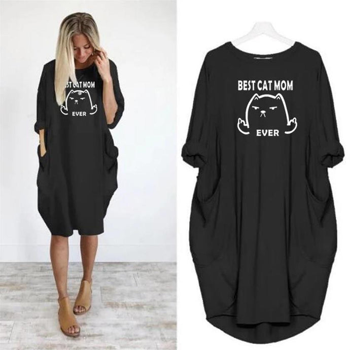 Best Cat Mom Ever Dress