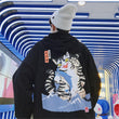 Load image into Gallery viewer, Men Streetwear Casual Cat Hoodies
