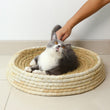 Load image into Gallery viewer, Petlington-Handmade Straw Cat Bed
