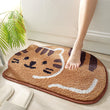 Load image into Gallery viewer, Cat Soft Fiber Bathroom Mat
