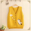 Load image into Gallery viewer, Kawaii V Neck Knitted Cardigan
