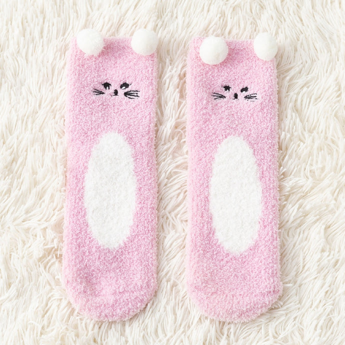 Cat Kawaii Home Floor Socks