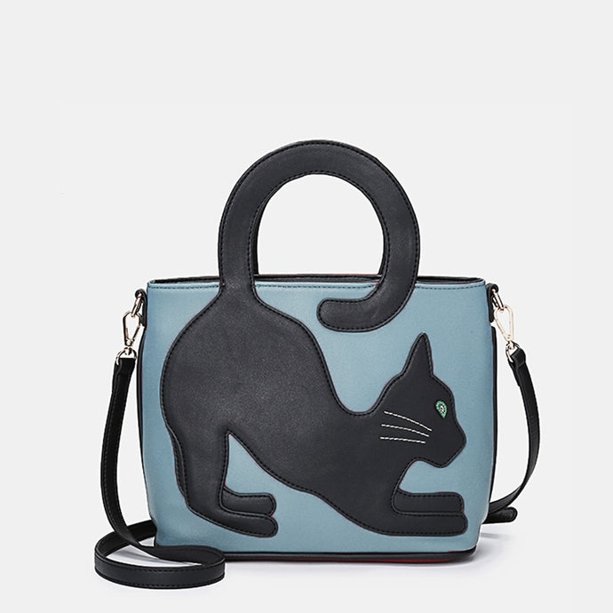 Cat Tail Women Shoulder Handbag