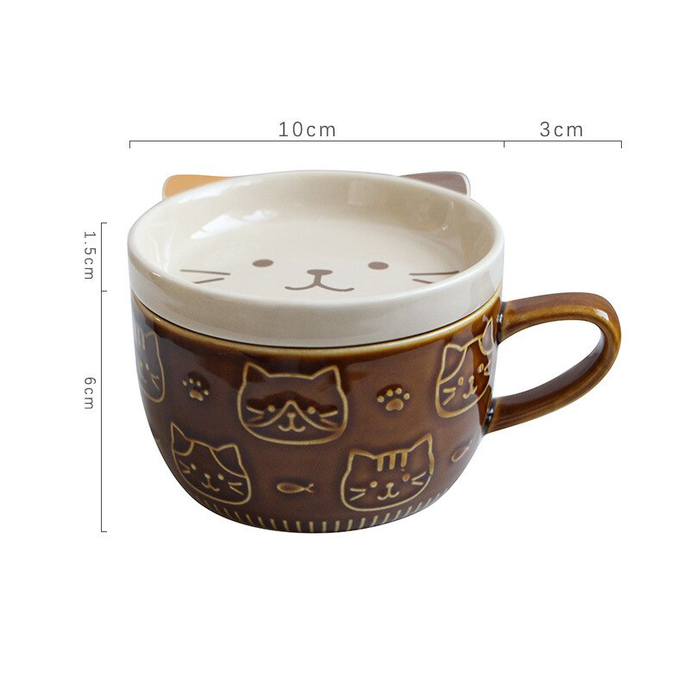 Petlington-Japanese Ceramic Cat Mug