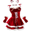 Load image into Gallery viewer, Cat Christmas Costume Set
