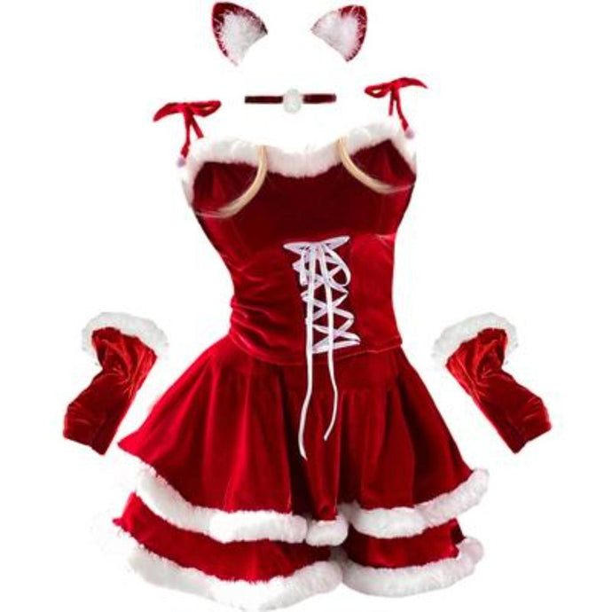 Cat Christmas Costume Set