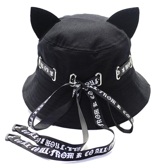Cat Ribbon Ear Gothic Hat