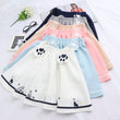 Load image into Gallery viewer, Cat Pretty College Suspender Skirt

