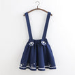 Load image into Gallery viewer, Cat Pretty College Suspender Skirt
