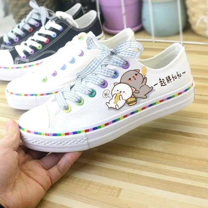 Lovely Cat Canvas Shoes