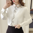 Load image into Gallery viewer, White Cat Embroidered Blouse
