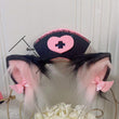 Load image into Gallery viewer, Nekomimi in Nurse Hat Set
