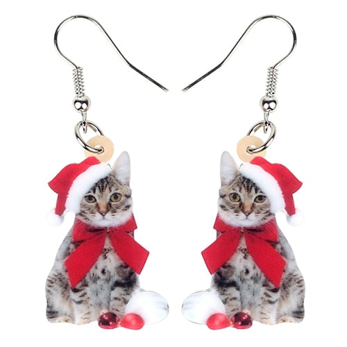 Petlington-Bow-Knot Cat Earrings