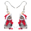 Load image into Gallery viewer, Bow-Knot Cat Earrings

