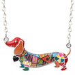 Load image into Gallery viewer, Dachshund Pendant Dog Necklace
