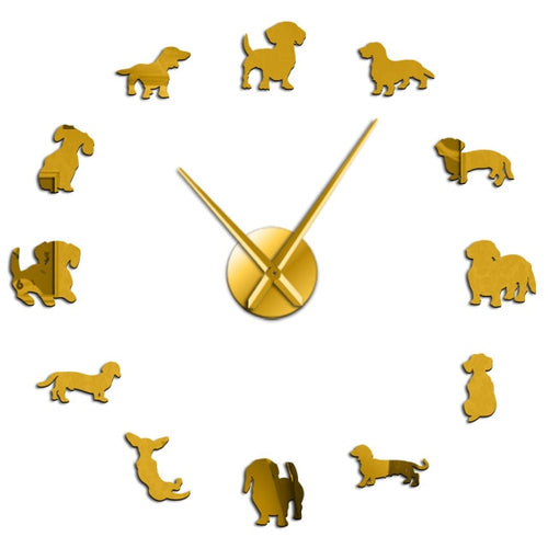 Petlington-Wall Dog Clock