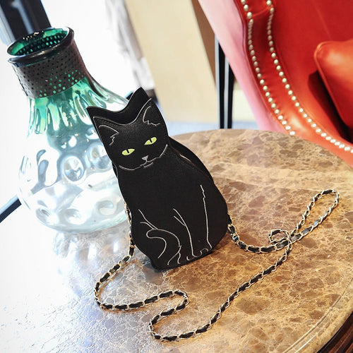 Petlington-Black Cat Shoulder Bag