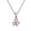 Load image into Gallery viewer, Crystal Cat Paw Fashion Necklace
