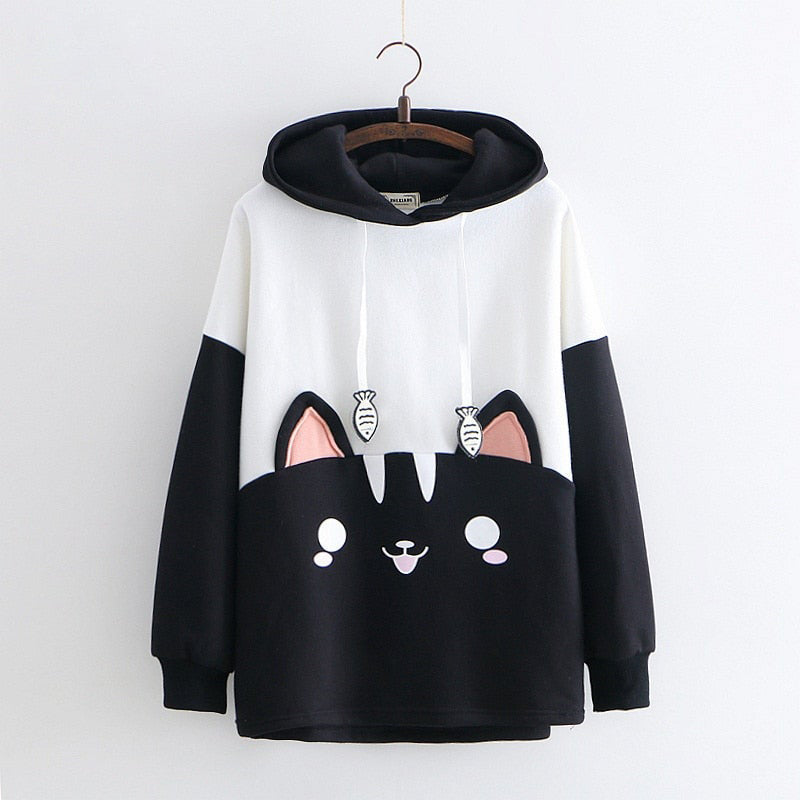 Harajuku Cat Hoodies – Petlington