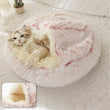 Load image into Gallery viewer, Petlington-Cat Round Plush Bed
