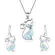 Load image into Gallery viewer, Cat Necklace and Earrings (FREE)

