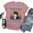 Load image into Gallery viewer, Petlington-Coffee Spelled Cat T-Shirts
