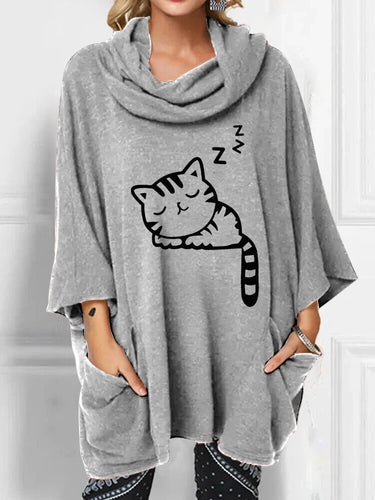 Petlington-Cat Sleeping Sweatshirt
