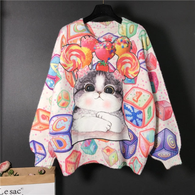 Petlington-Cute Cat Sweater