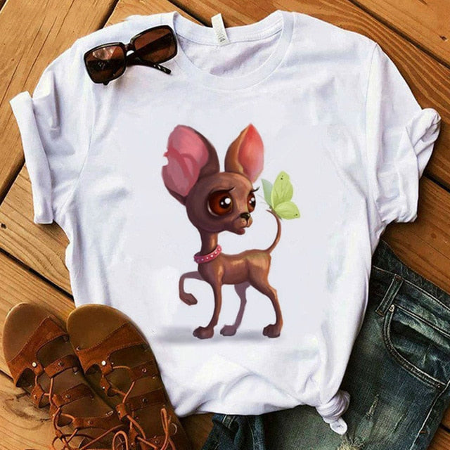 Petlington-Chihuahua Momma T-Shirt