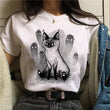 Load image into Gallery viewer, Petlington-Cat Gothic T-shirts
