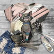 Load image into Gallery viewer, Petlington-Cute Cat T-shirt
