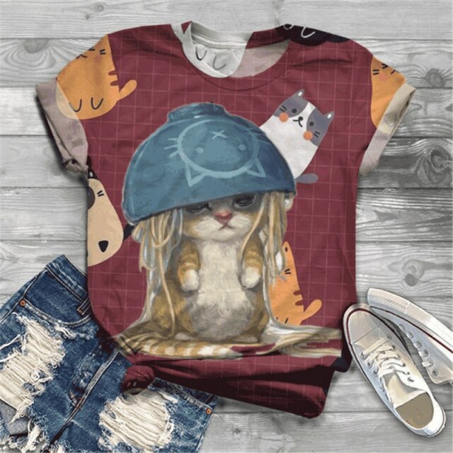 Petlington-Cute Cat T-shirt