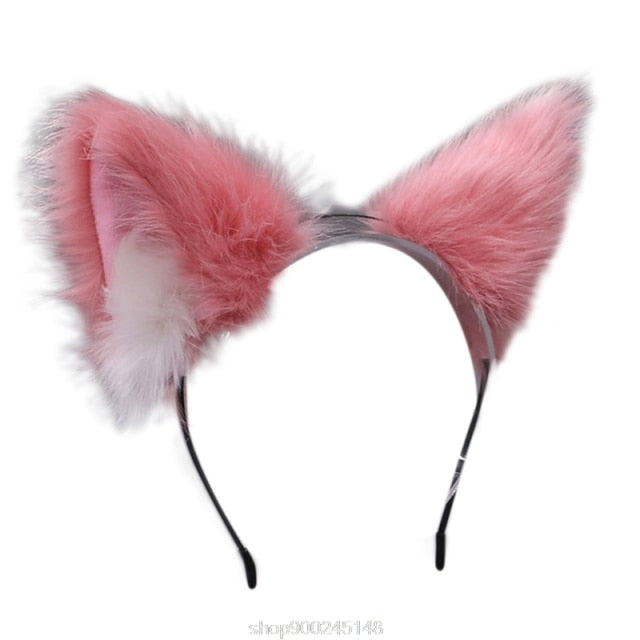 Furry Cat Ears Headband