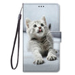 Load image into Gallery viewer, Cat Printed Wallet Mobile Case
