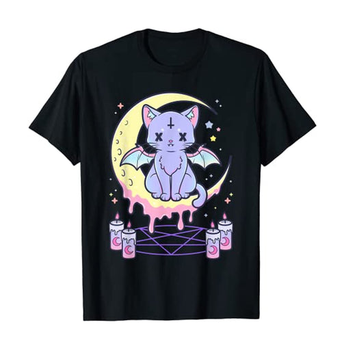 Petlington-Cute Creepy Cat T-shirt