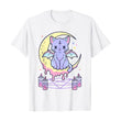 Load image into Gallery viewer, Petlington-Cute Creepy Cat T-shirt
