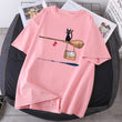 Load image into Gallery viewer, Magic Broom Cat T-shirt
