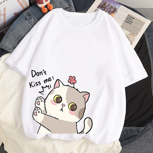 Petlington-Don't Kiss Me Cat T-shirt