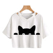 Load image into Gallery viewer, Cute V-neck Crop Top
